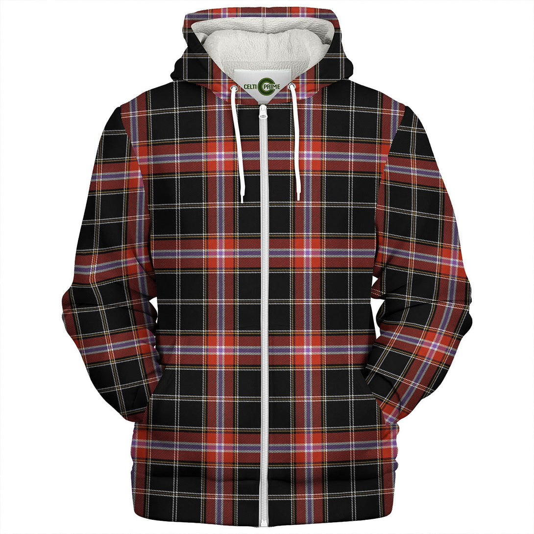 Norwegian Night Ancient Tartan Sherpa Hoodie