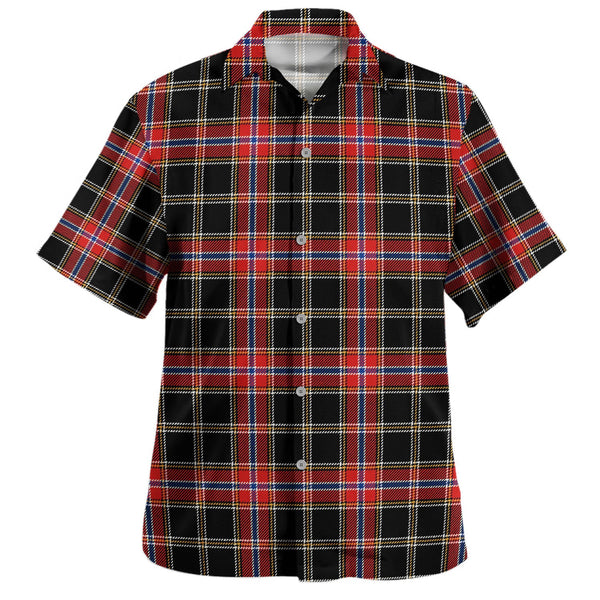 Norwegian Night Modern Tartan Hawaiian Shirt