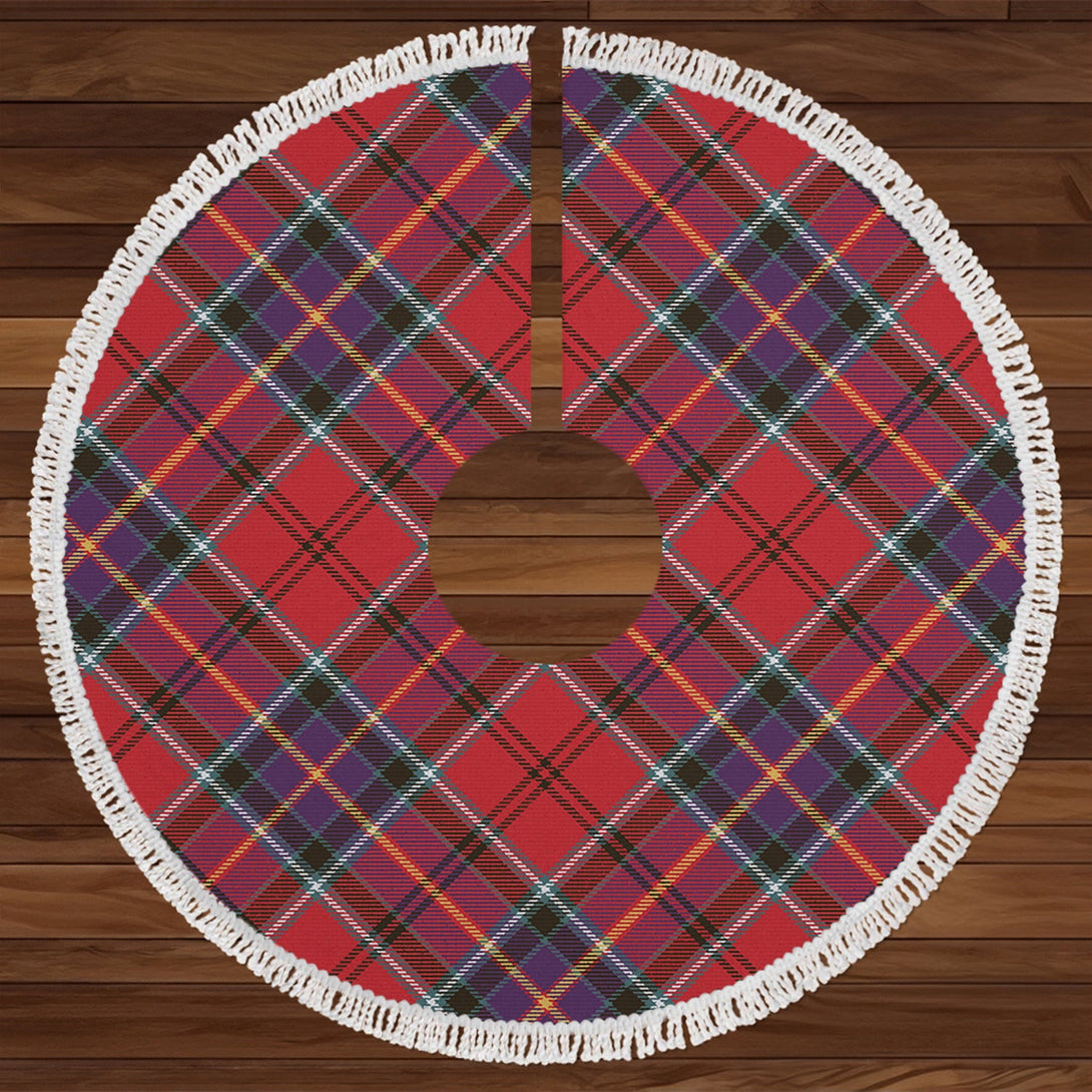 Norwell Weathered Tartan Christmas Tree Skirt