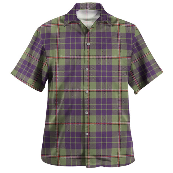 Nowell Weathered Tartan Hawaiian Shirt