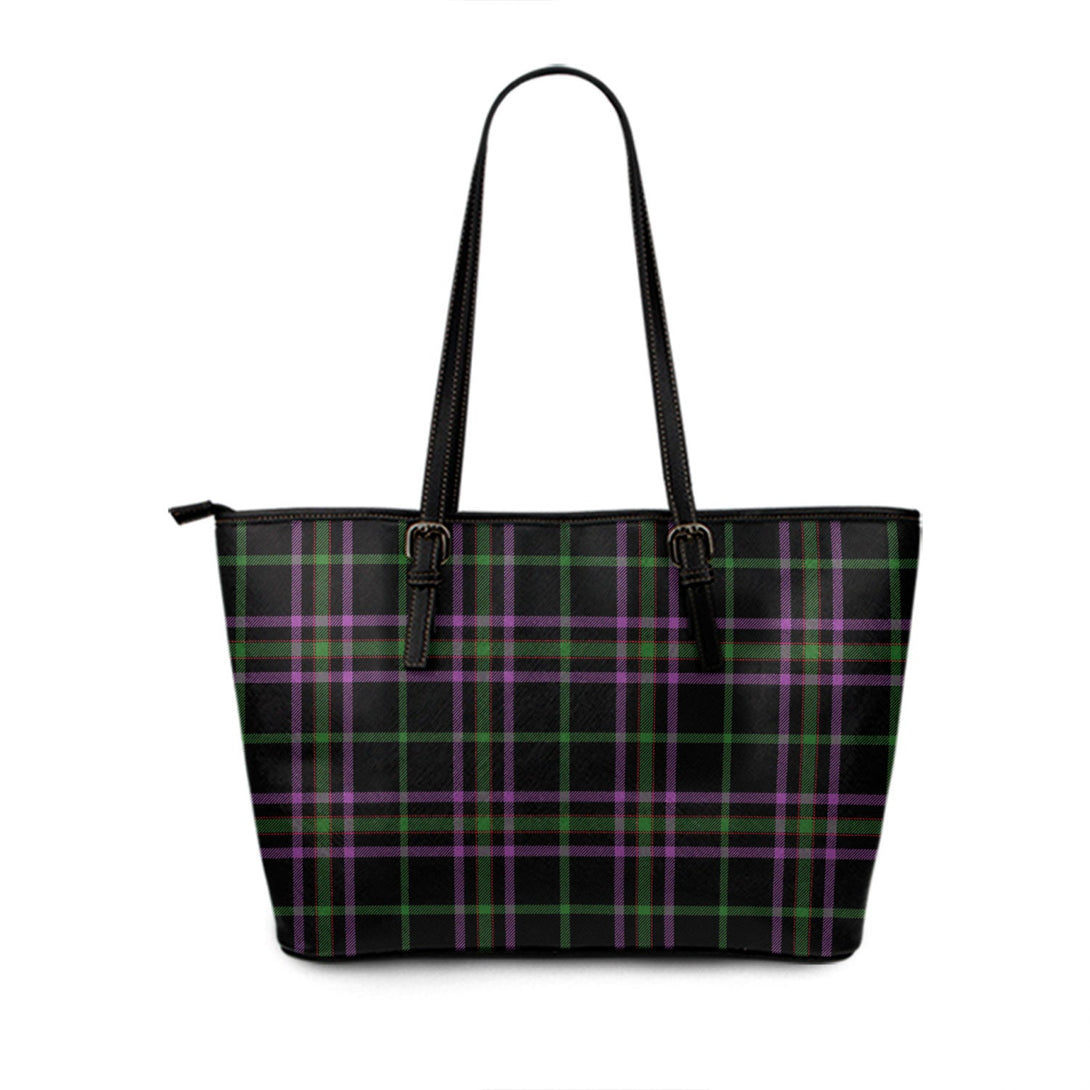 O-Boyle Modern Tartan Leather Tote Bag