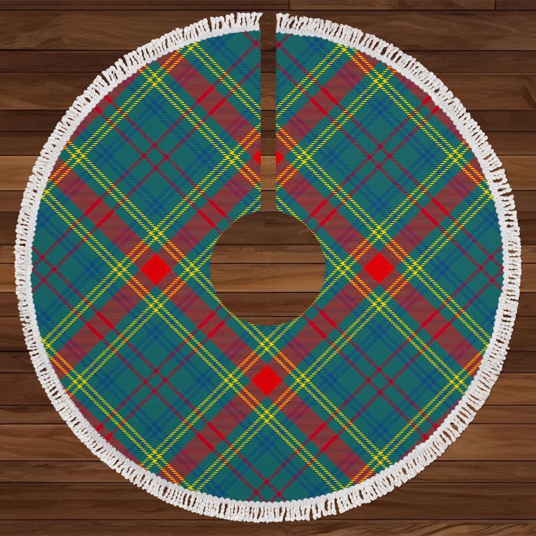 O-Brien (Bryne) Modern Tartan Christmas Tree Skirt