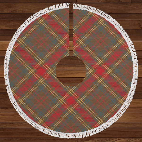 O-Brien (Bryne) Weathered Tartan Christmas Tree Skirt