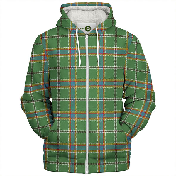 O-Buckley Modern Tartan Sherpa Hoodie