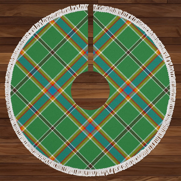 O-Buckley Modern Tartan Christmas Tree Skirt