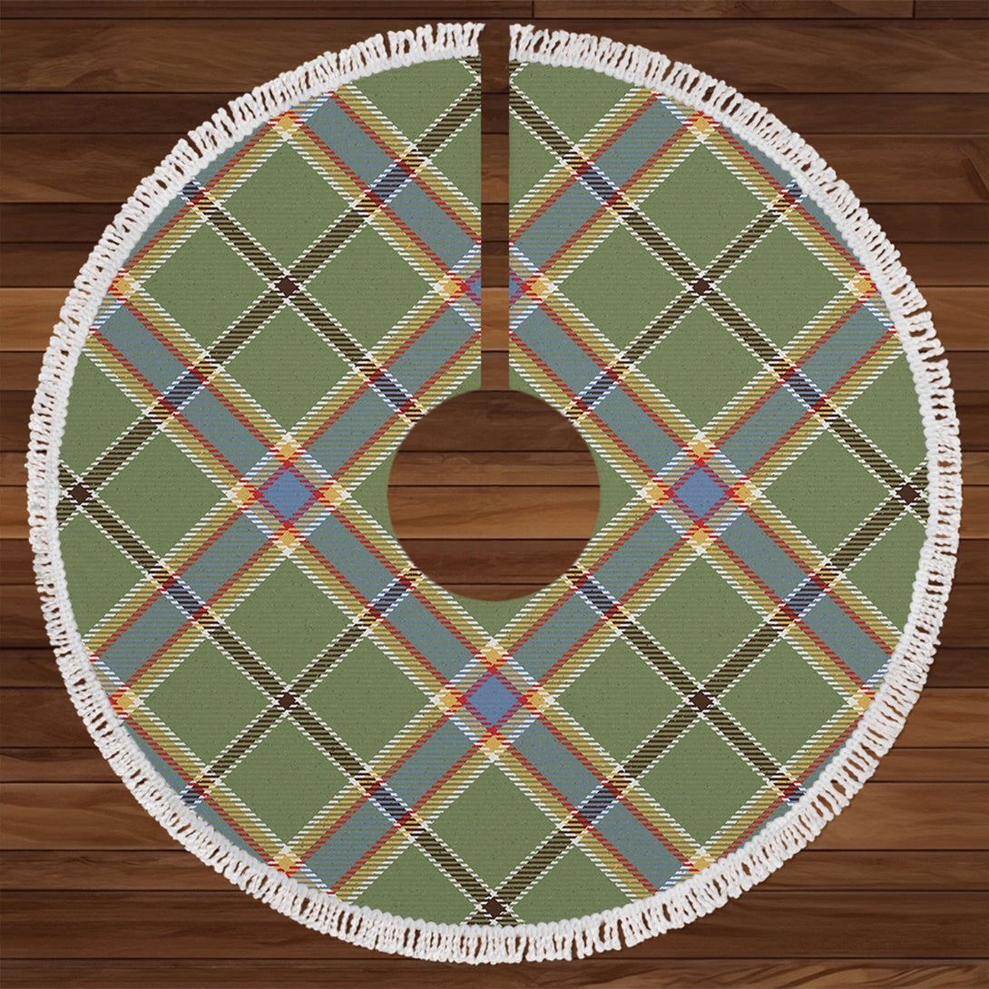 O-Buckley Weathered Tartan Christmas Tree Skirt