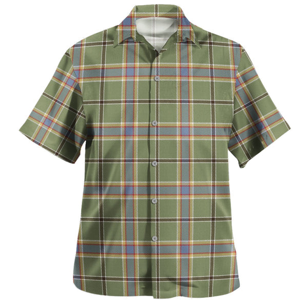 O-Buckley Weathered Tartan Hawaiian Shirt