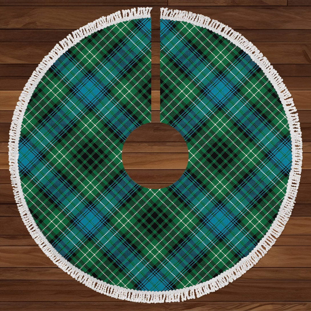 O-Donohue Modern Tartan Christmas Tree Skirt