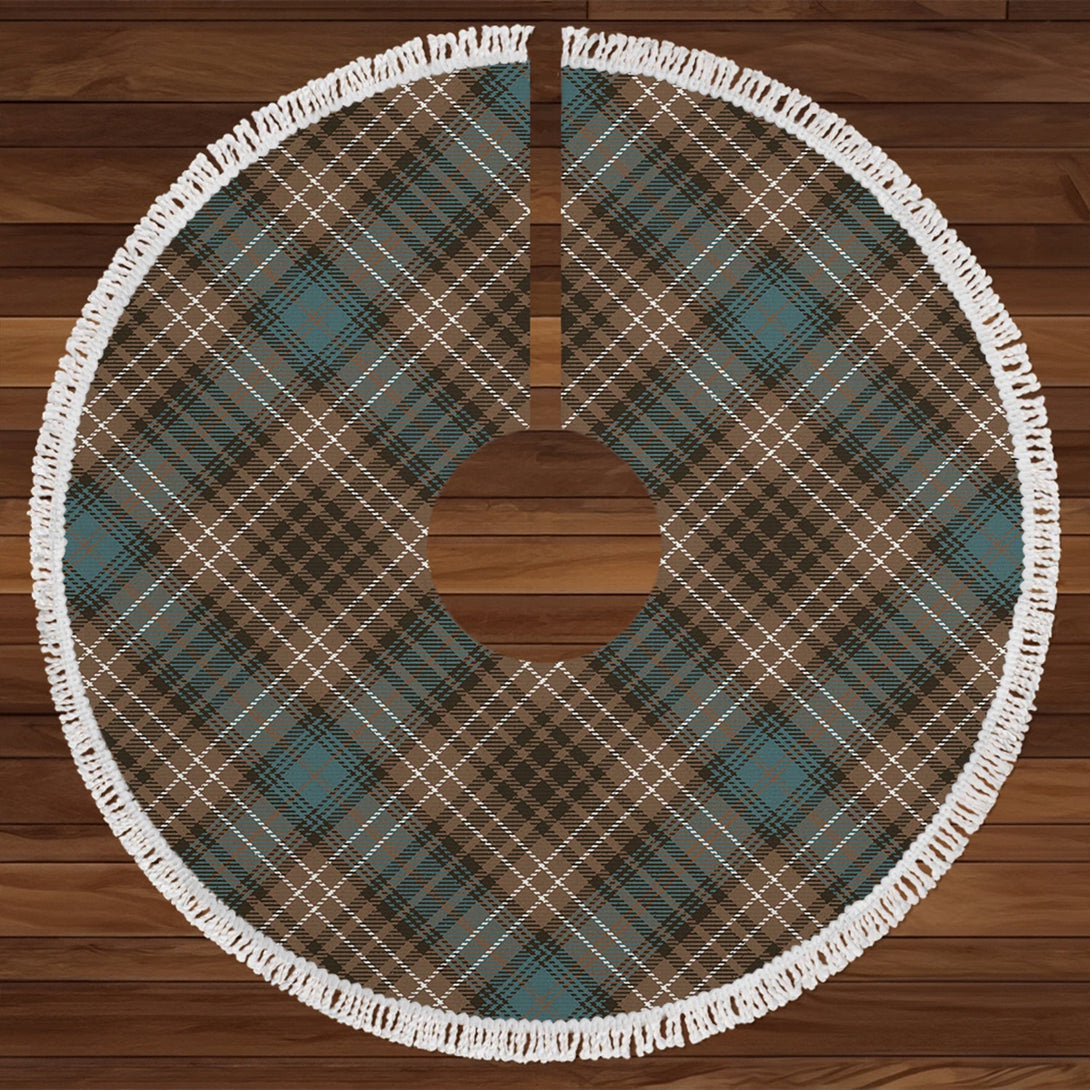 O-Donohue Weathered Tartan Christmas Tree Skirt