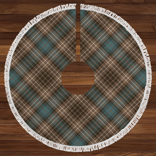 O-Donohue Weathered Tartan Christmas Tree Skirt