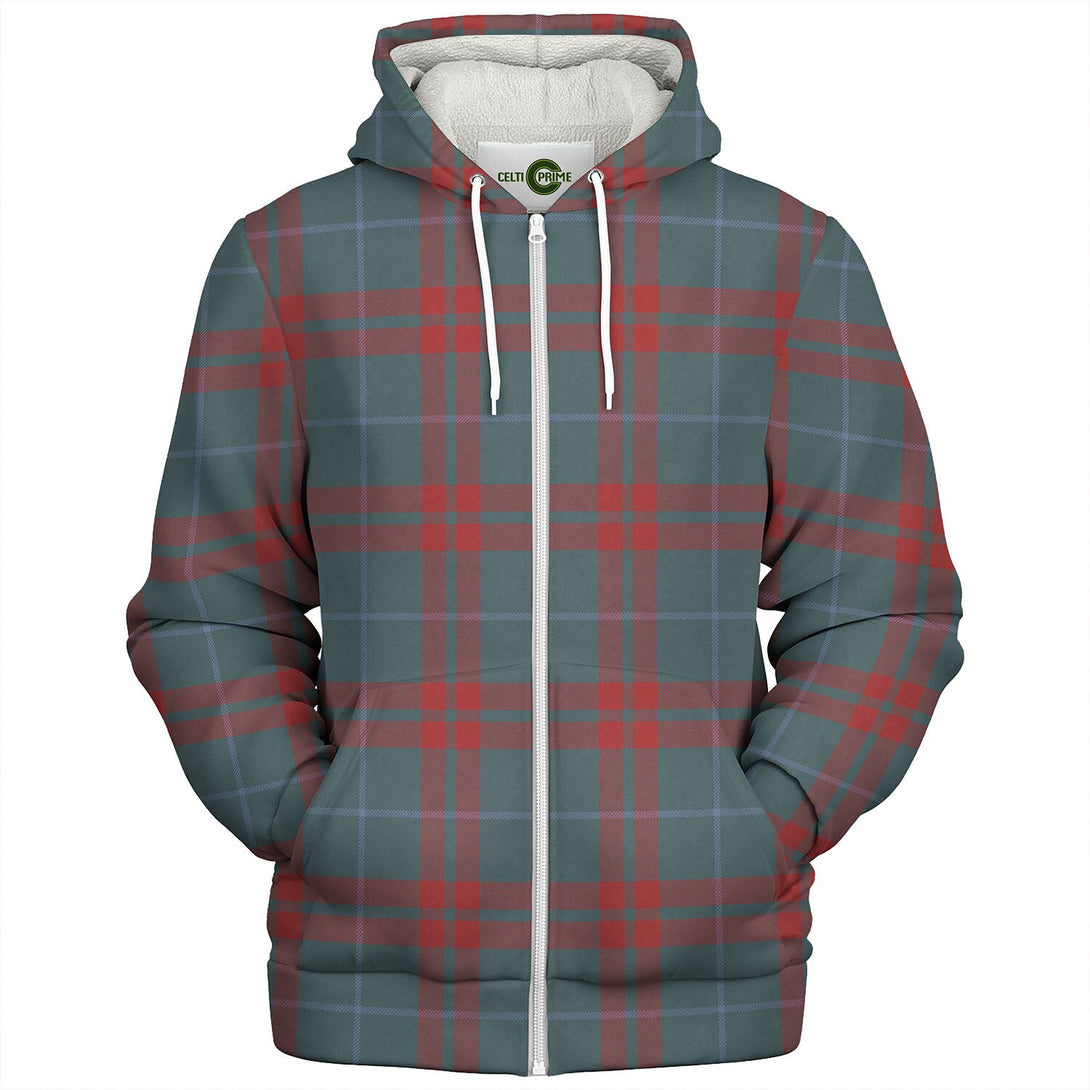 O-Neill Red (Neill Red) Weathered Tartan Sherpa Hoodie