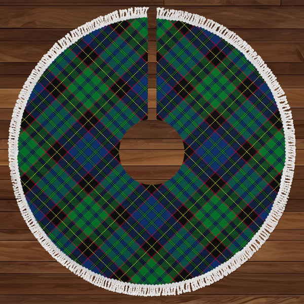 Ochiltree Modern Tartan Christmas Tree Skirt