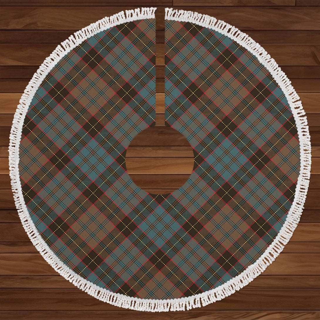 Ochiltree Weathered Tartan Christmas Tree Skirt