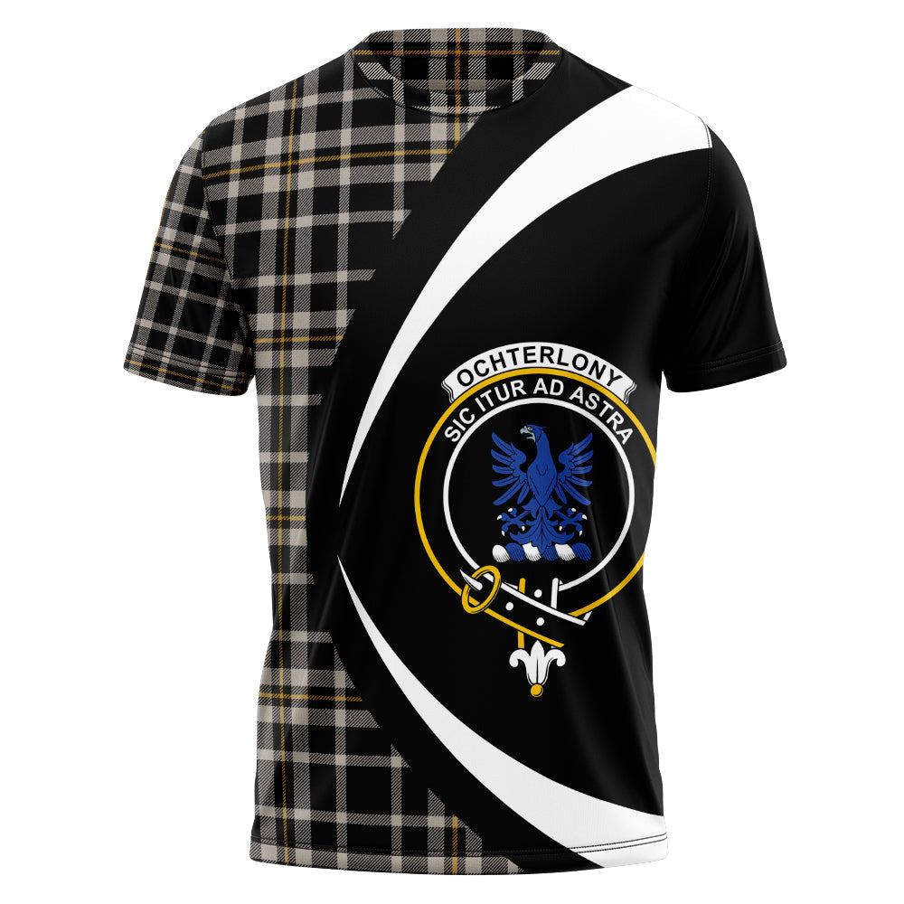 Ochterlony (Auchterlony) Ancient Clan Badge Tartan T-Shirt Circle Style Personalized