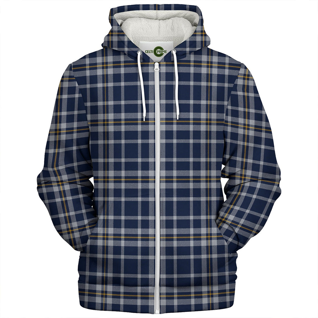 Ochterlony (Auchterlony) Modern Clan Badge Tartan Sherpa Hoodie