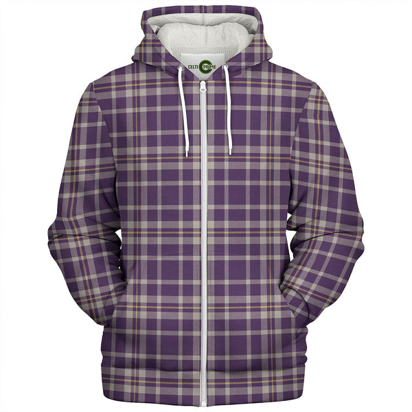 Ochterlony (Auchterlony) Weathered Tartan Sherpa Hoodie