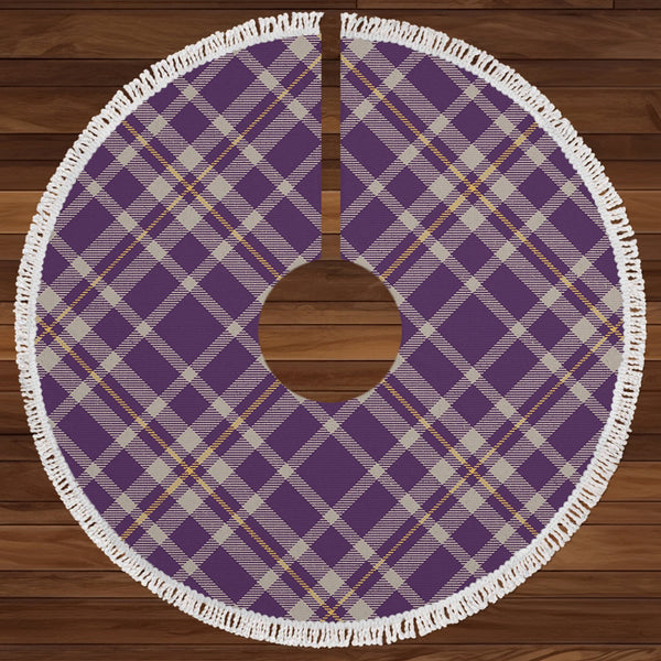 Ochterlony (Auchterlony) Weathered Clan Badge Tartan Christmas Tree Skirt