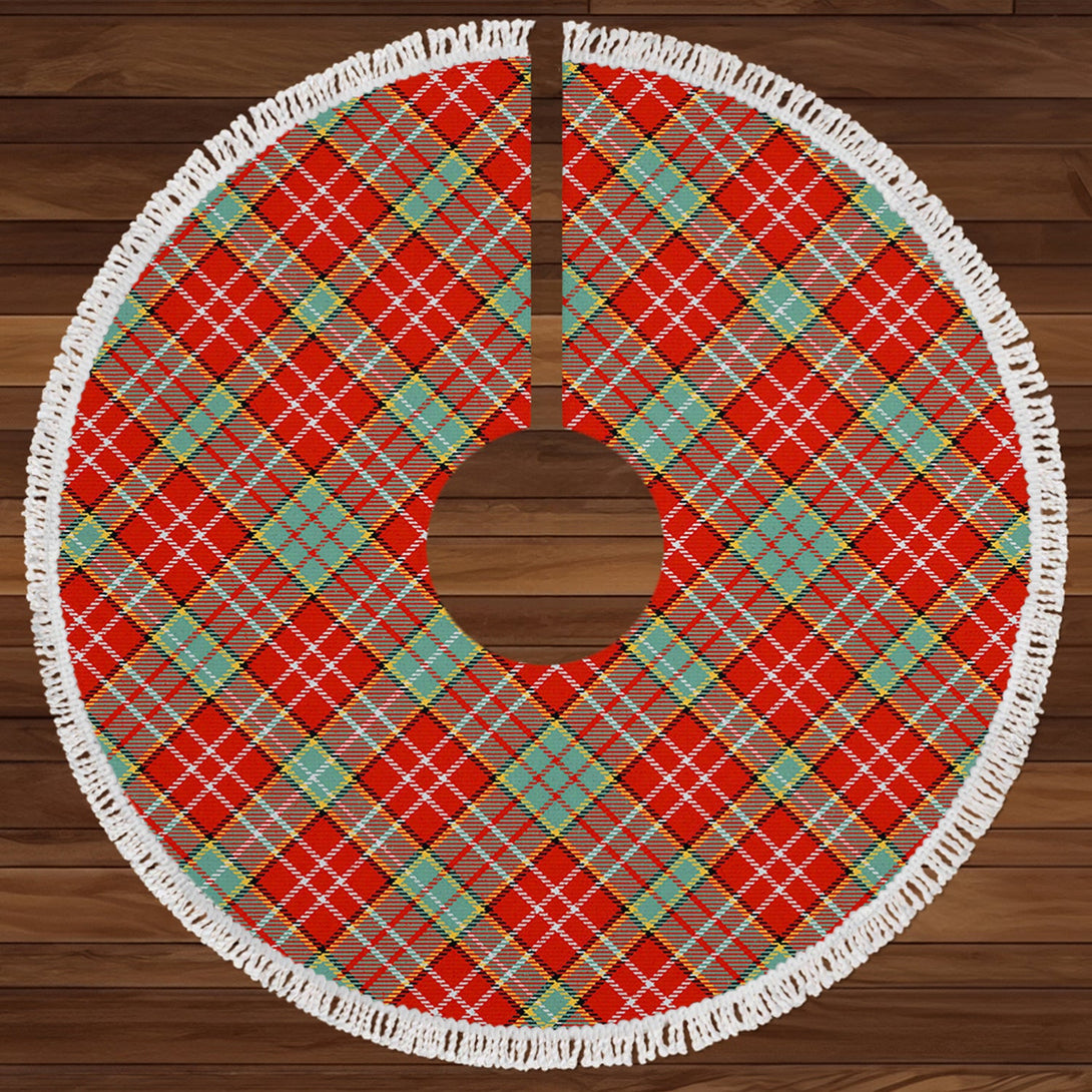 Ogilvie Ancient Clan Badge Tartan Christmas Tree Skirt