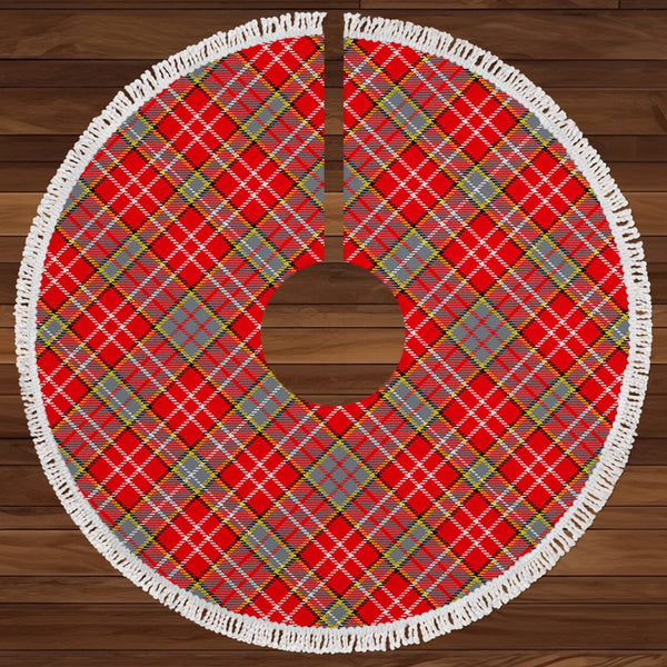 Ogilvie Modern Clan Badge Tartan Christmas Tree Skirt