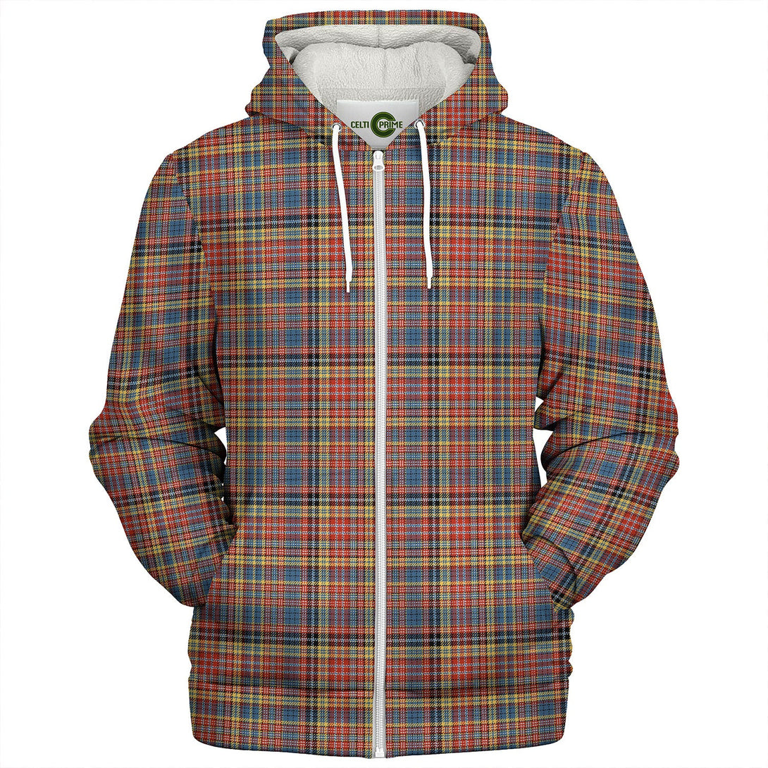 Ogilvie 3 Ancient Tartan Sherpa Hoodie