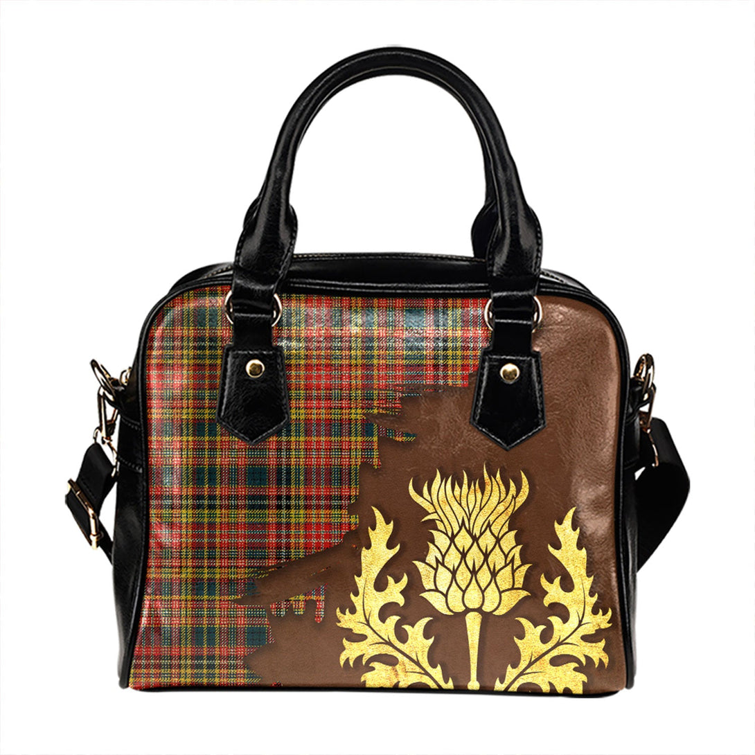 Ogilvie 3 Modern Tartan Shoulder Handbag Thistle Oldest Style