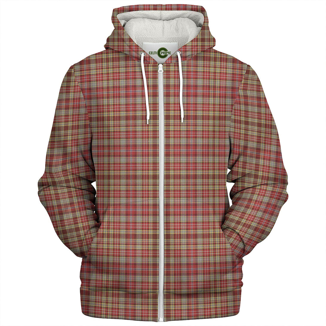 Ogilvie of Airlie Weathered Tartan Sherpa Hoodie