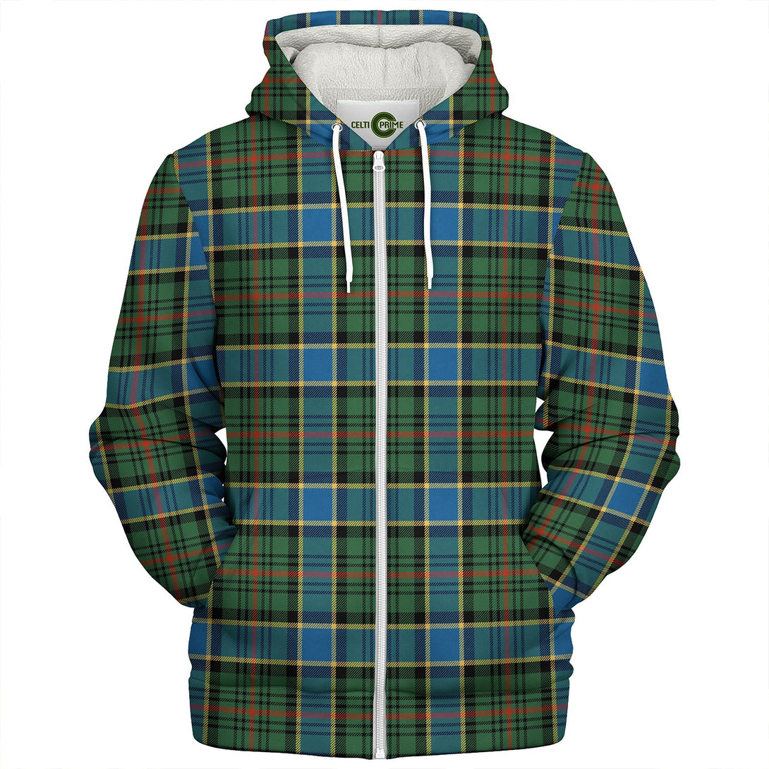 Ogilvie of Inverarity (Wilson) Ancient Clan Badge Tartan Sherpa Hoodie