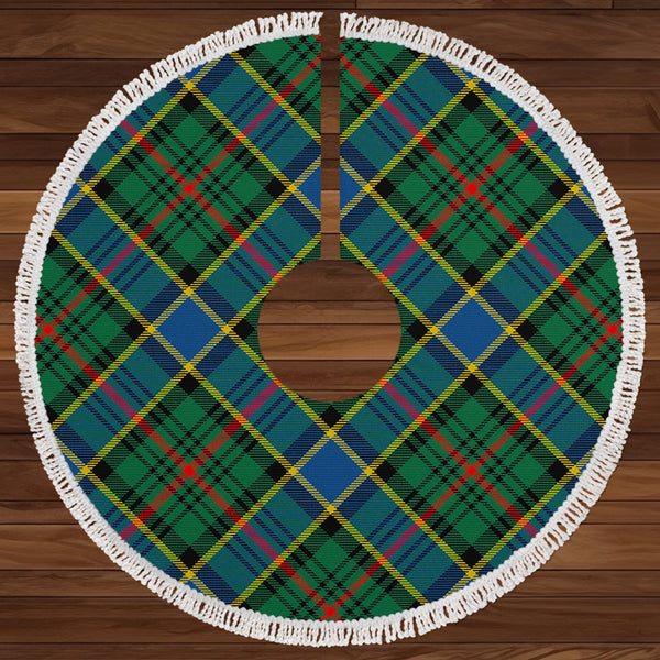 Ogilvie of Inverarity (Wilson) Modern Clan Badge Tartan Christmas Tree Skirt