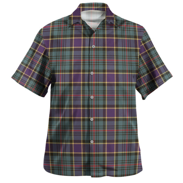 Ogilvie of Inverarity (Wilson) Weathered Clan Badge Tartan Hawaiian Shirt