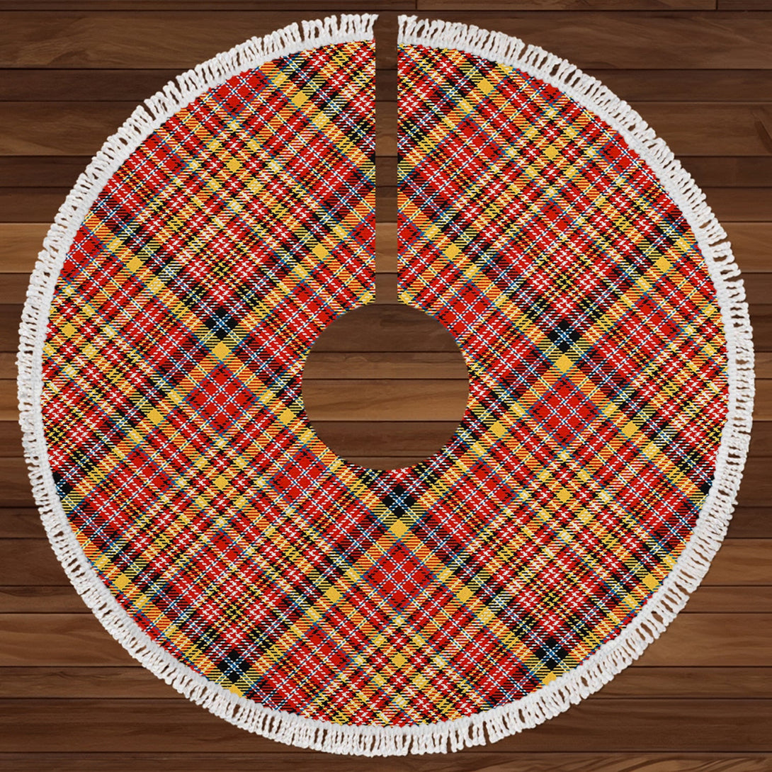 Ogilvie of Strathallan Ancient Clan Badge Tartan Christmas Tree Skirt