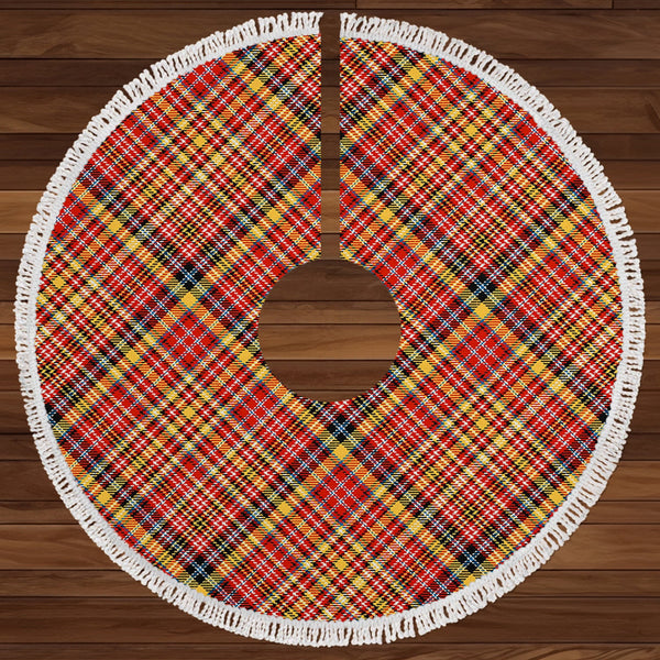 Ogilvie of Strathallan Ancient Clan Badge Tartan Christmas Tree Skirt