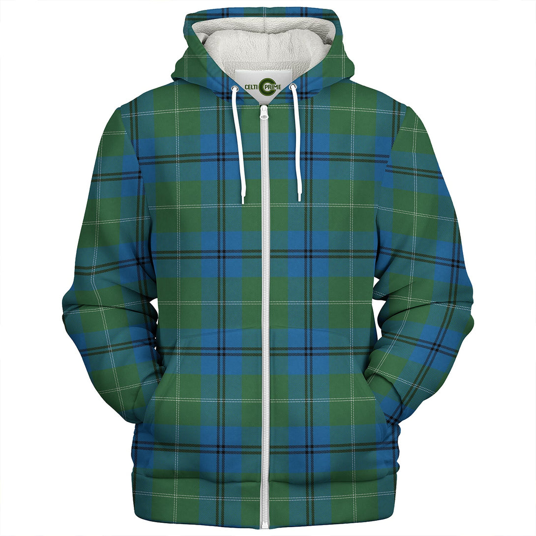 Oliphant Ancient Clan Badge Tartan Sherpa Hoodie