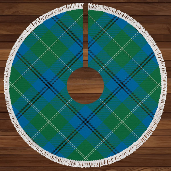 Oliphant Ancient Clan Badge Tartan Christmas Tree Skirt