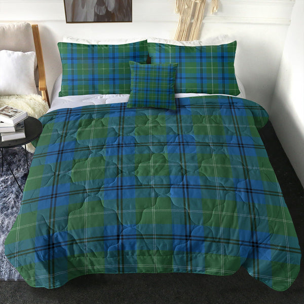 Oliphant Ancient Clan Badge Tartan Comforter