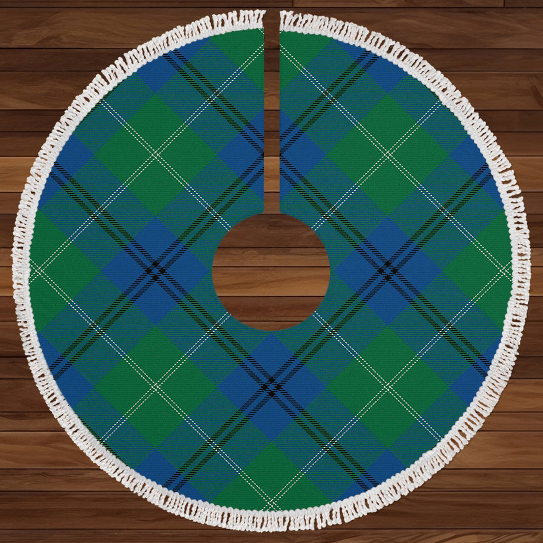 Oliphant Modern Clan Badge Tartan Christmas Tree Skirt