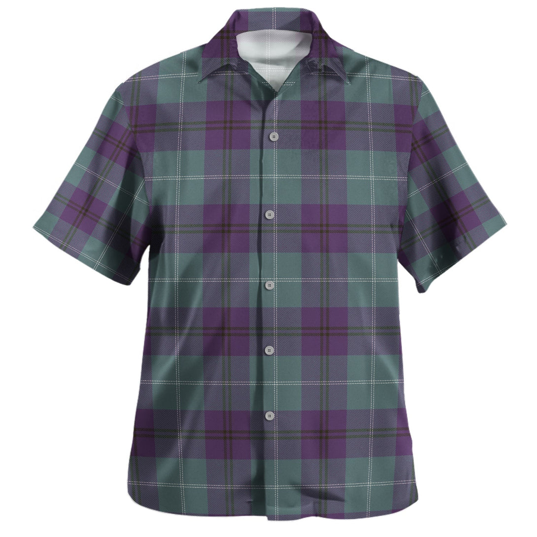 Oliphant Weathered Clan Badge Tartan Hawaiian Shirt