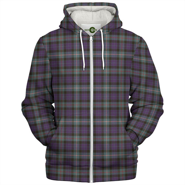 Paget (Padget) Weathered Tartan Sherpa Hoodie