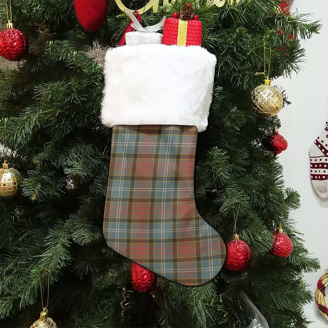 Paisley District (Drennan District) Weathered Tartan Christmas Stocking