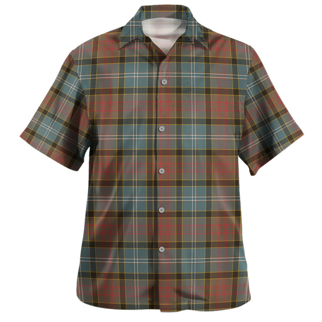 Paisley District (Drennan District) Weathered Tartan Hawaiian Shirt