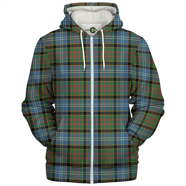 Paisley Drennan (Drennan Drennan) Ancient Tartan Sherpa Hoodie