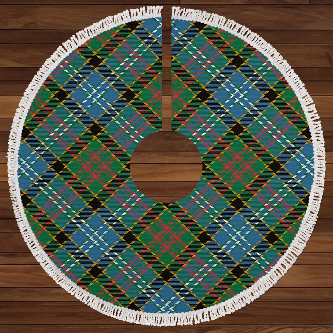 Paisley Drennan (Drennan Drennan) Ancient Clan Badge Tartan Christmas Tree Skirt