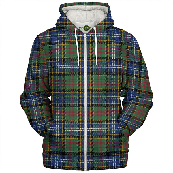 Paisley Drennan (Drennan Drennan) Modern Clan Badge Tartan Sherpa Hoodie