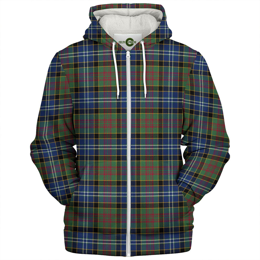 Paisley Drennan (Drennan Drennan) Modern Tartan Sherpa Hoodie