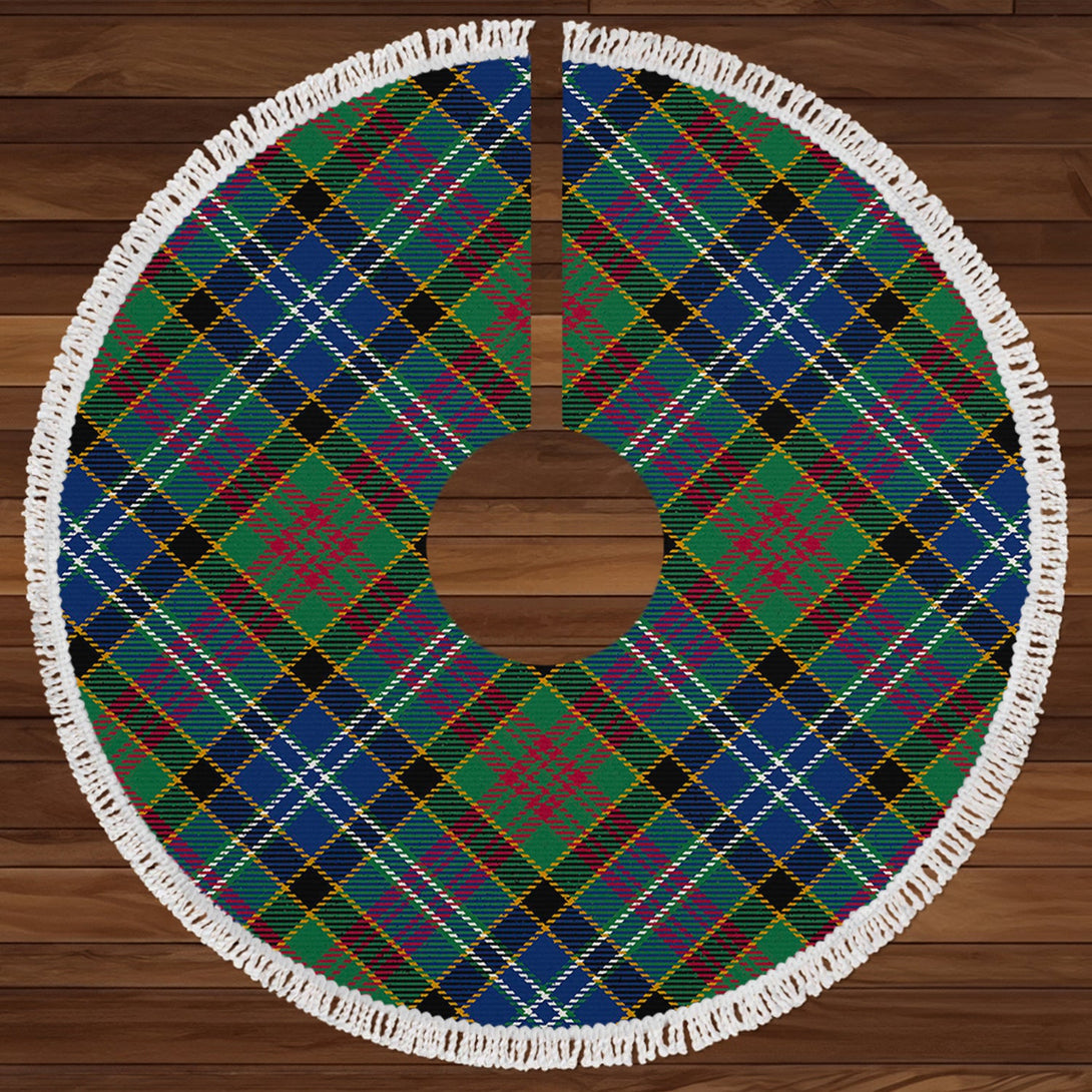 Paisley Drennan (Drennan Drennan) Modern Clan Badge Tartan Christmas Tree Skirt