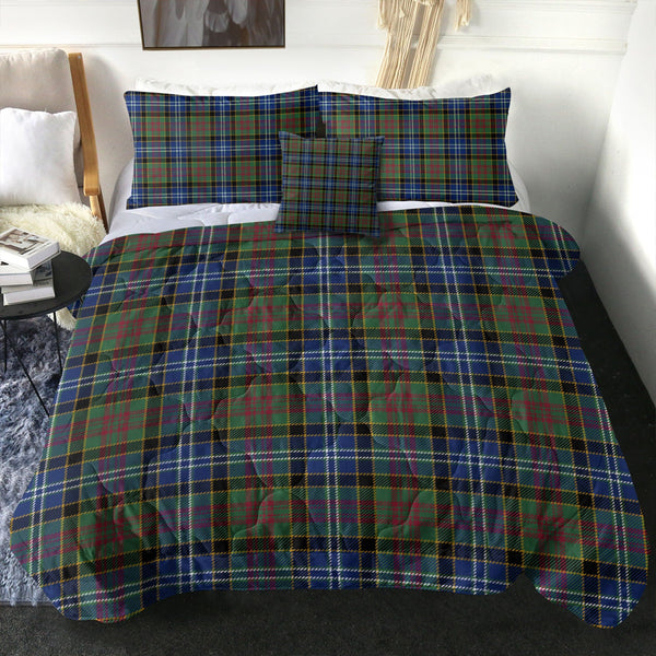 Paisley Drennan (Drennan Drennan) Modern Clan Badge Tartan Comforter