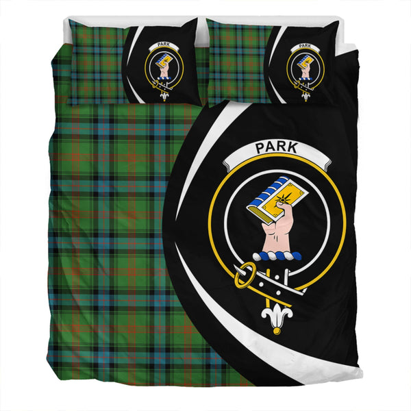 Park Ancient Clan Badge Tartan Bedding Set Circle Style