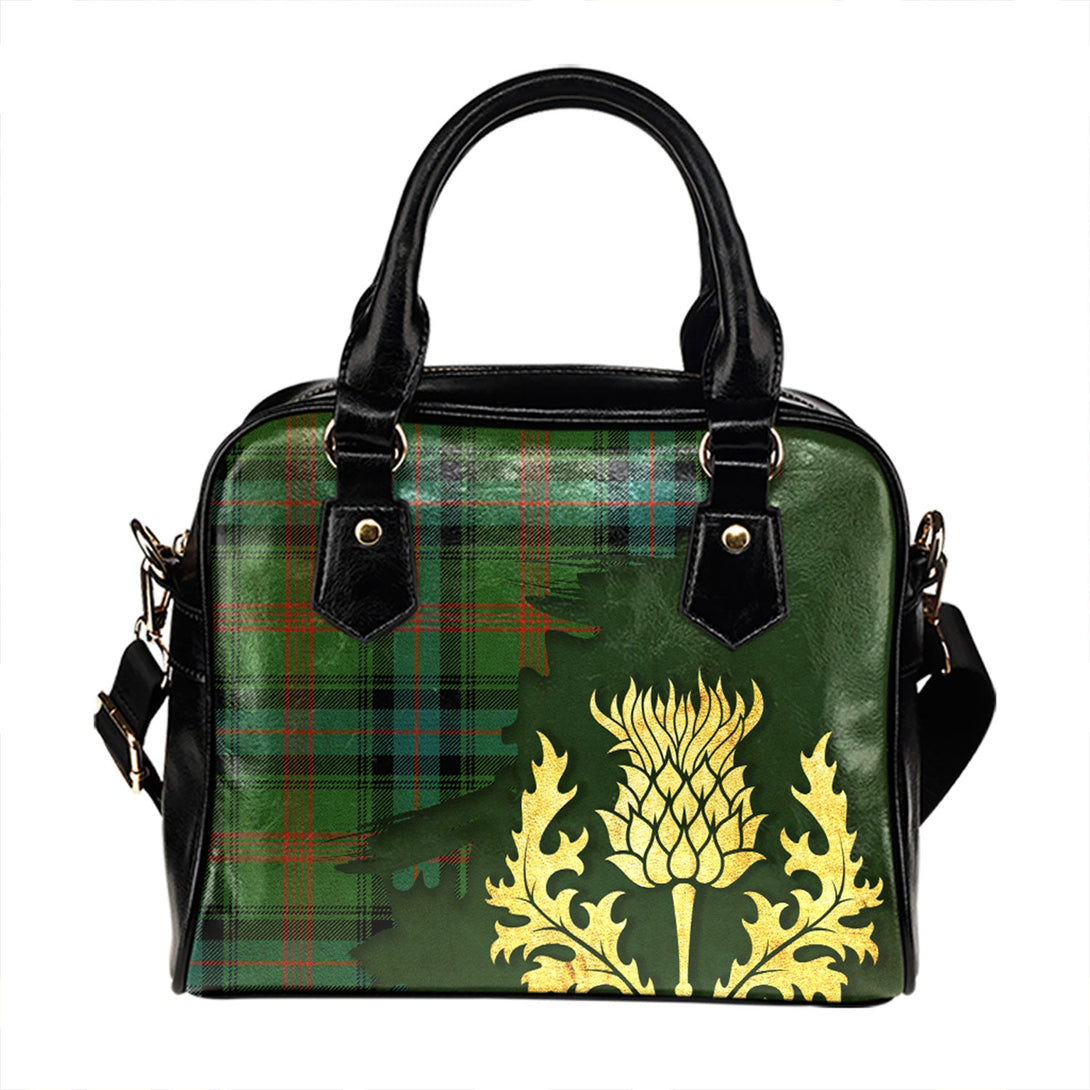 Park Ancient Tartan Shoulder Handbag Thistle Oldest Style