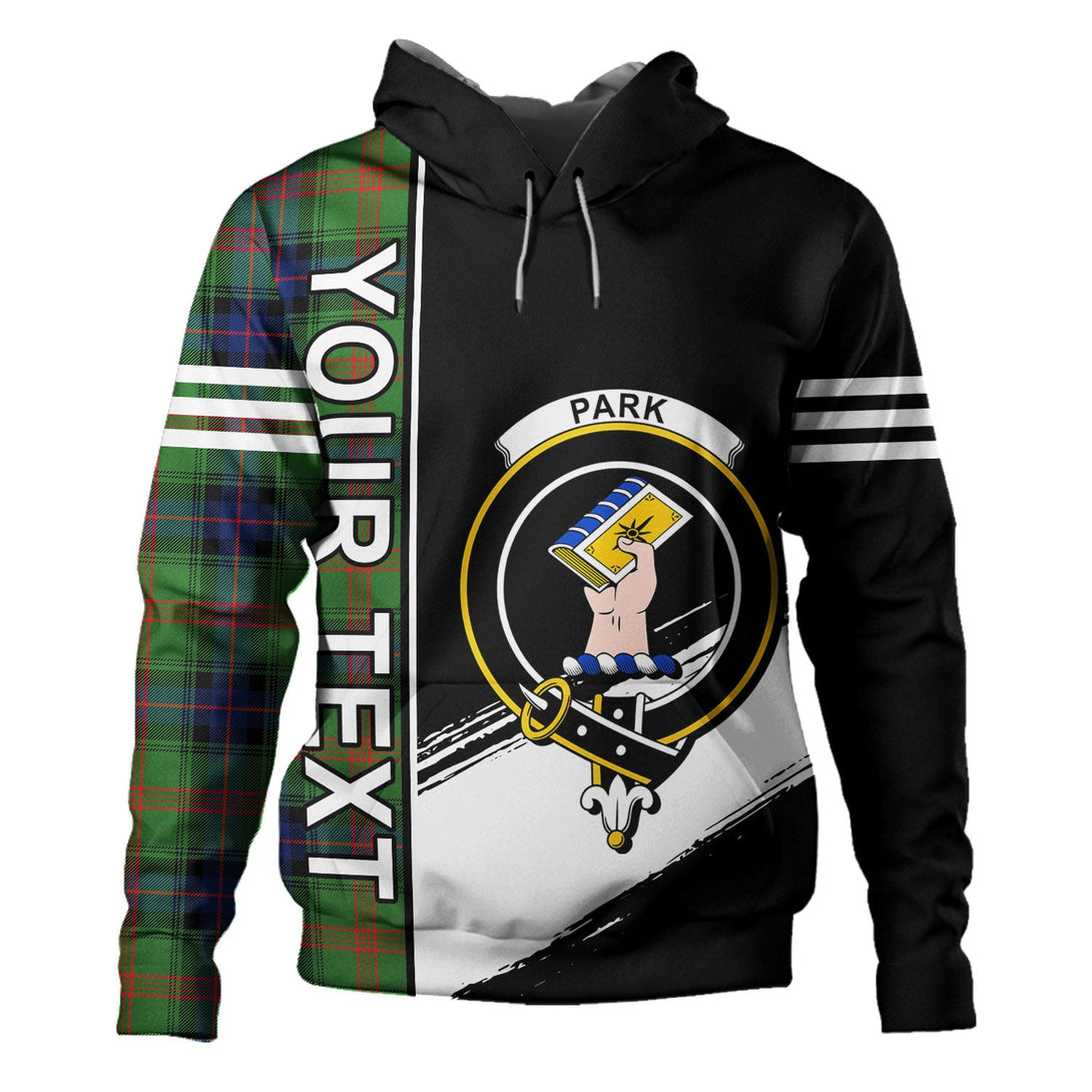 Park Modern Clan Badge Tartan Hoodie Quarter Style Personalized