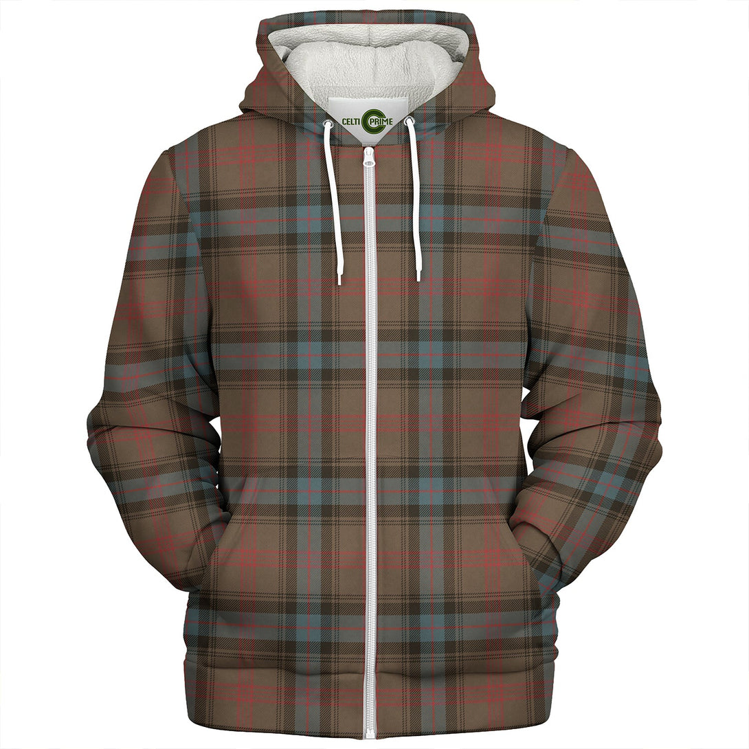 Park Weathered Clan Badge Tartan Sherpa Hoodie