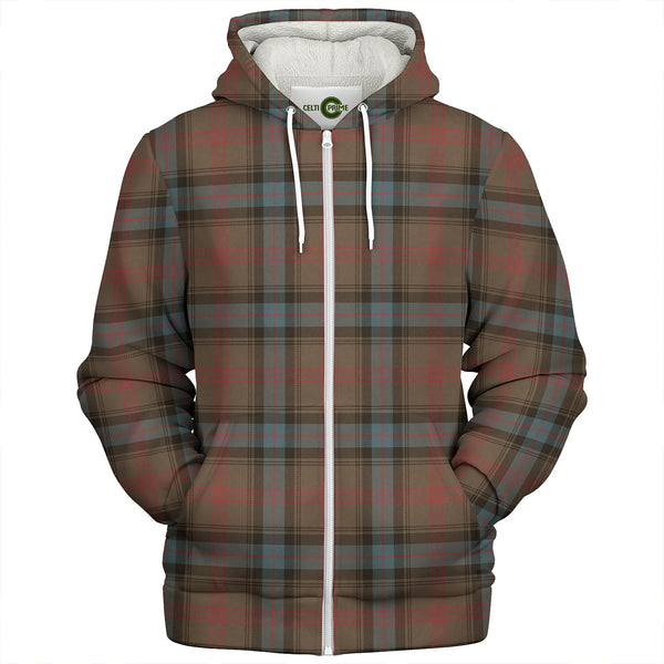 Park Weathered Clan Badge Tartan Sherpa Hoodie